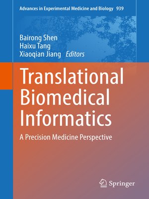 cover image of Translational Biomedical Informatics